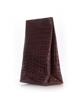 Кожаная сумка-клатч POOLPARTY Lunchbox