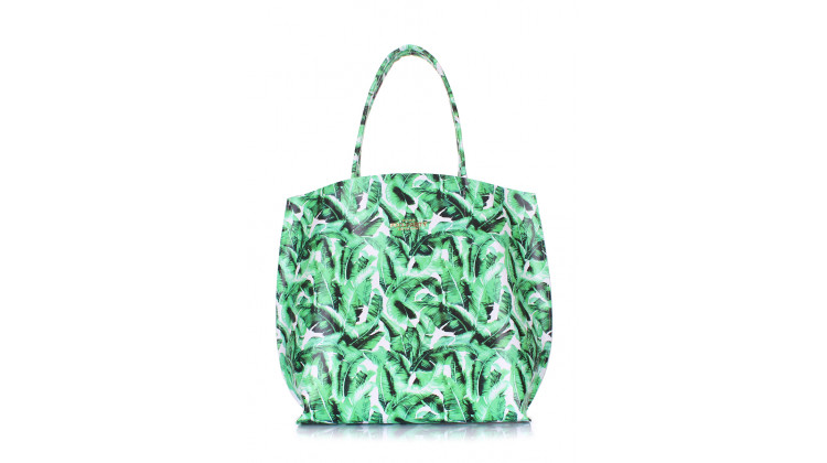 Кожаная сумка Pearl с пальмовым принтом