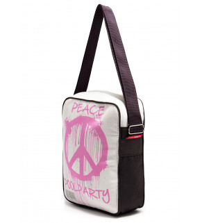 Мужская сумка POOLPARTY Peace с ремнем на плечо