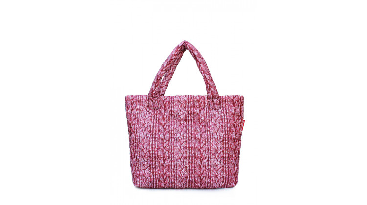 Дутая сумка POOLPARTY с вязкой