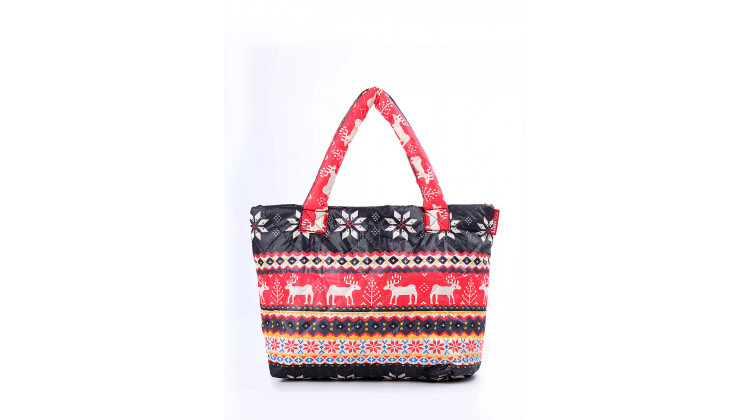 Дутая сумка POOLPARTY с северным узором