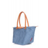 Сумка джинсовая POOLPARTY с клапаном