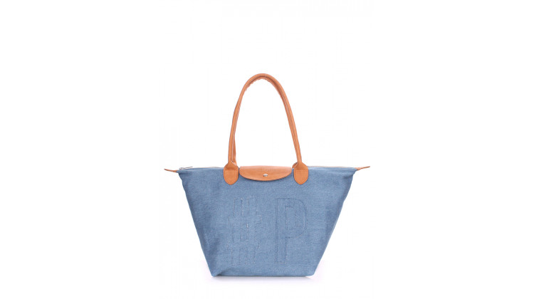 Сумка джинсовая POOLPARTY с клапаном