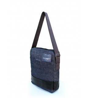 Мужская джинсовая сумка POOLPARTY с ремнем