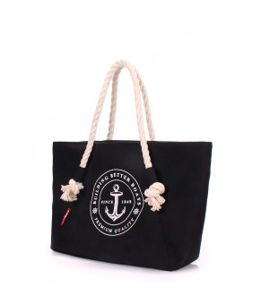 Коттоновая сумка POOLPARTY с трендовым принтом