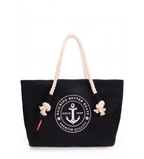 Коттоновая сумка POOLPARTY с трендовым принтом