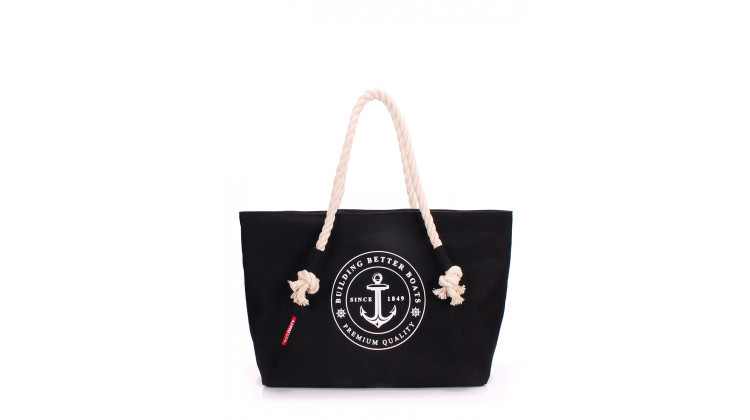 Коттоновая сумка POOLPARTY с трендовым принтом