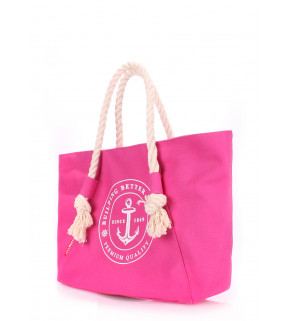 Коттоновая сумка POOLPARTY с трендовым принтом