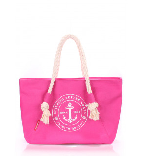 Коттоновая сумка POOLPARTY с трендовым принтом