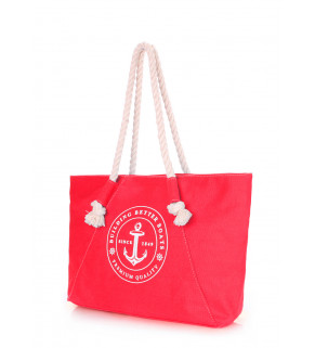 Коттоновая сумка POOLPARTY с трендовым принтом