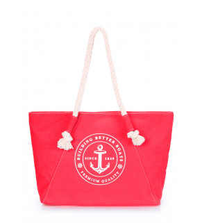 Коттоновая сумка POOLPARTY с трендовым принтом