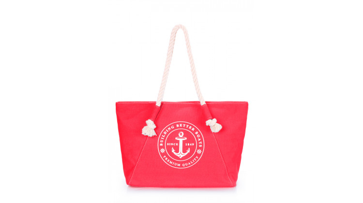 Коттоновая сумка POOLPARTY с трендовым принтом