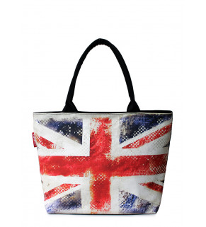 Коттоновая сумка POOLPARTY с трендовым принтом