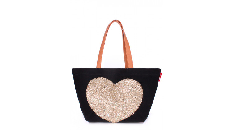 Коттоновая сумка POOLPARTY Lovetote