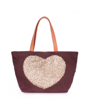 Коттоновая сумка POOLPARTY Lovetote