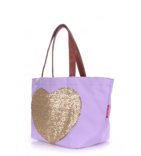Коттоновая сумка POOLPARTY Lovetote