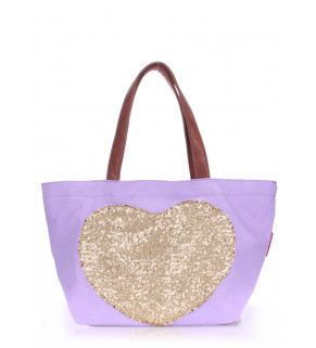 Коттоновая сумка POOLPARTY Lovetote