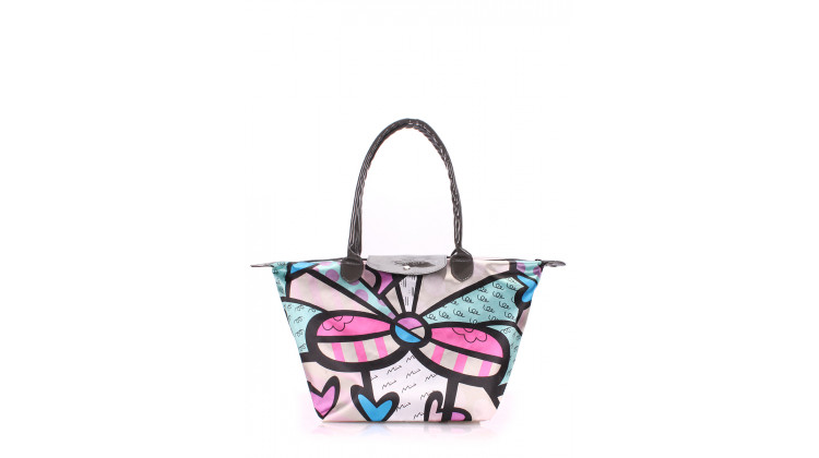 Сумка POOLPARTY в цветочный принт с клапаном