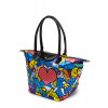 Сумка POOLPARTY в цветочный принт с клапаном