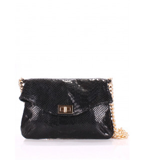 Кожаная сумочка-клатч POOLPARTY с цепочкой