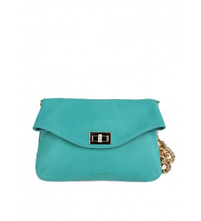 Кожаная сумочка-клатч POOLPARTY с цепочкой