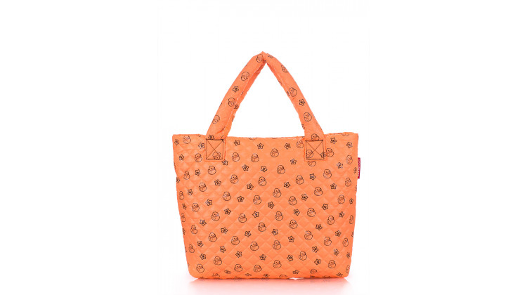 Дутая сумка POOLPARTY с принтом