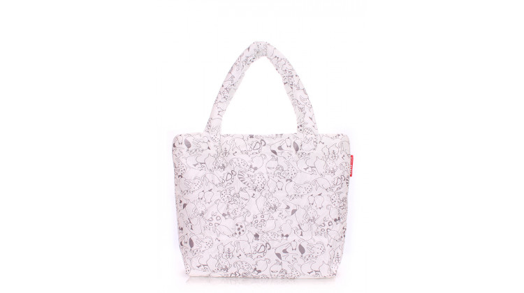 Дутая сумка POOLPARTY с принтом