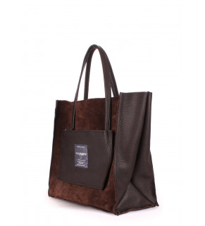 Кожаная сумка POOLPARTY Soho