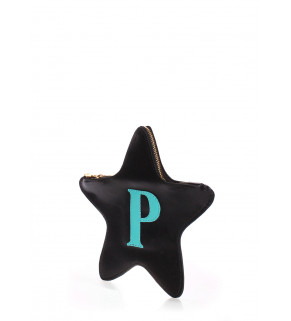 Кожаный клатч-косметичка POOLPARTY STAR