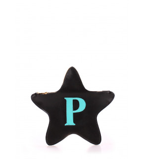 Кожаный клатч-косметичка POOLPARTY STAR