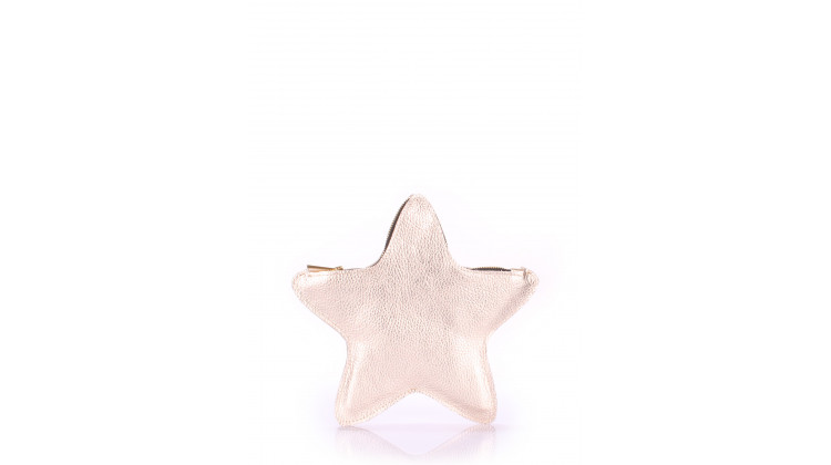 Кожаный клатч-косметичка POOLPARTY STAR